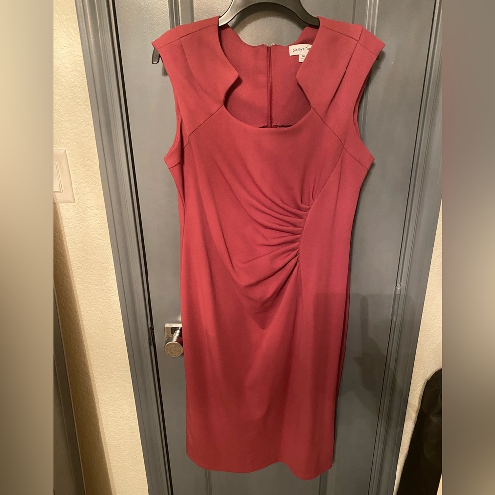 Beautiful mauve dress!  Size 16. Amazing condition!
